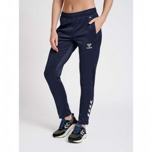 Pantalon Hummel Core Xk Poly Femme Bleu Marine | 364054-650