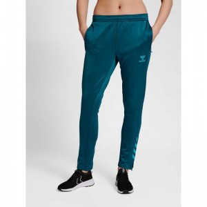 Pantalon Hummel Core Xk Poly Femme Turquoise | 690952-157
