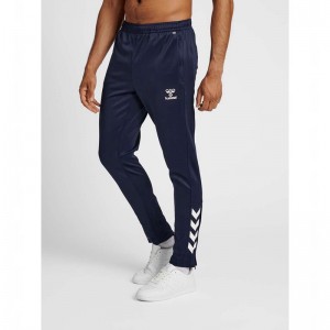 Pantalon Hummel Core Xk Poly Homme Bleu Marine | 131389-160