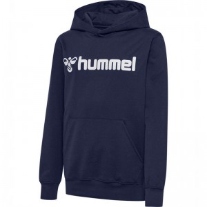 Pantalon Hummel Go 2.0 Logo Enfant Bleu Marine | 324819-581