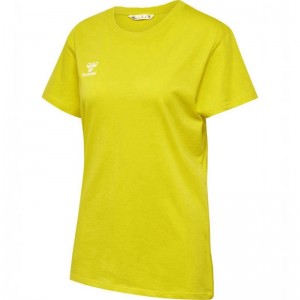 Pantalon Hummel Go 2.0 S/S Femme Jaune | 477495-778