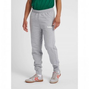 Pantalon Hummel Go Cotton Homme Grise | 949145-875
