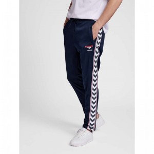 Pantalon Hummel Ic Lerby Poly Tapered Homme Bleu Marine | 957312-512