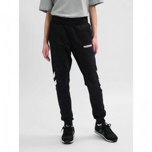 Pantalon Hummel Legacy Tapered Femme Noir | 100509-173