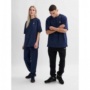 Pantalon Hummel Loose Bee S/S Femme Bleu Marine | 397040-230