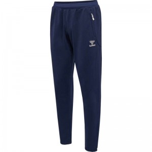 Pantalon Hummel Move Grid Cotton Homme Bleu Marine | 860279-601