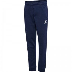 Pantalon Hummel Mover Cotton Cuff Enfant Bleu Marine | 259900-512