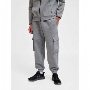 Pantalon Hummel Tech Fleece Loose Cargo Femme Grise | 184104-630