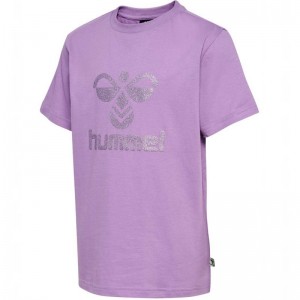 Pantalon Hummel Tres S/S Enfant Violette | 309801-989
