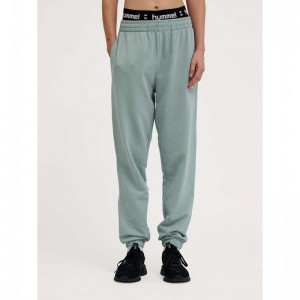 Pantalon Survêtement Hummel Pulse W Femme Grise | 132708-354