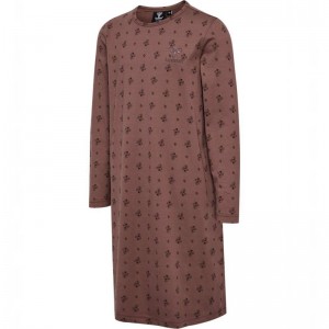 Peignoir Hummel Carolina Night L/S Enfant Marron | 346677-057