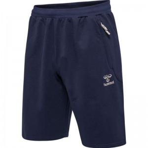 Polos Hummel Move Grid Cotton Homme Bleu Marine | 199999-023
