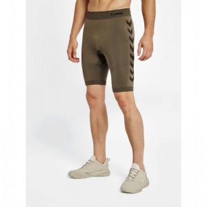 Sacs à Dos Hummel Hummel First Seamless Tr Sht Tights Homme Vert Olive | 387076-917