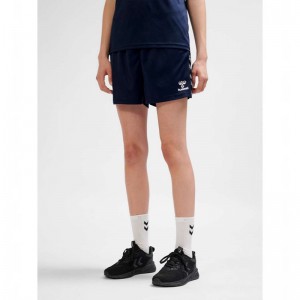 Short Hummel Authentic Pl Femme Bleu Marine | 522948-647