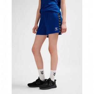 Short Hummel Authentic Pl Femme Bleu | 032997-531