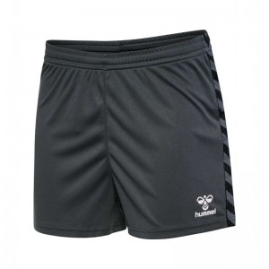 Short Hummel Authentic Pl Femme Noir | 285293-671