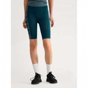 Short Hummel Clea Seamless Cycling Femme Bleu | 862192-565