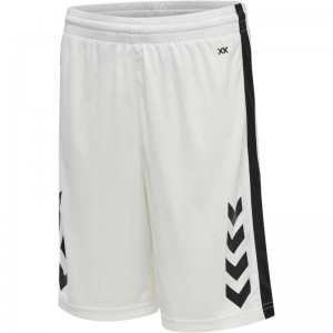 Short Hummel Core Xk Basket Enfant Blanche | 653099-774