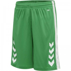 Short Hummel Core Xk Basket Enfant Vert | 110496-683