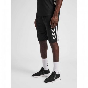 Short Hummel Core Xk Basket Homme Noir | 021565-227