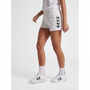 Short Hummel Core Xk Poly Femme Blanche | 443070-688