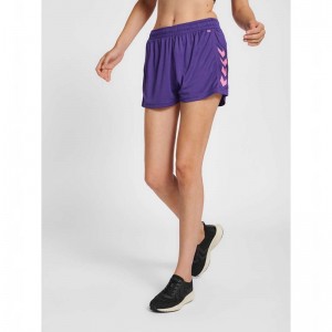 Short Hummel Core Xk Poly Femme Violette | 349869-601