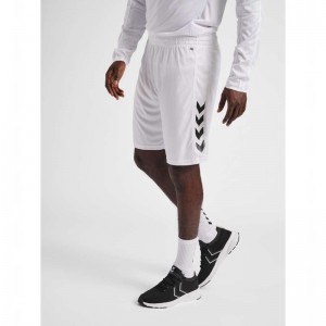 Short Hummel Core Xk Poly Homme Blanche | 231939-834