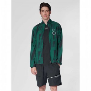 Short Hummel Court Aop Homme Vert | 940931-875