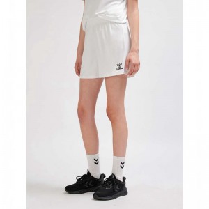 Short Hummel Essential Femme Blanche | 225396-391