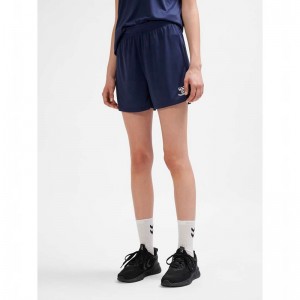 Short Hummel Essential Femme Bleu Marine | 746560-132
