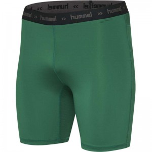 Short Hummel First Performance Tight Homme Vert | 501693-968