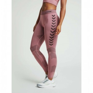 Short Hummel First Seamless Tr Tights W Femme Rose | 238113-132