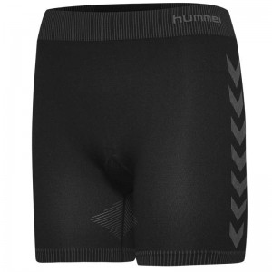 Short Hummel First Seamlesstights W Femme Noir | 487777-112