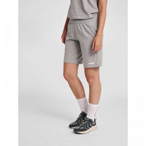 Short Hummel Go Cotton Bermuda Femme Grise | 525154-185