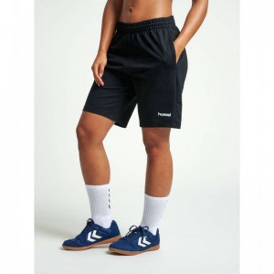 Short Hummel Go Cotton Bermuda Femme Noir | 829885-237