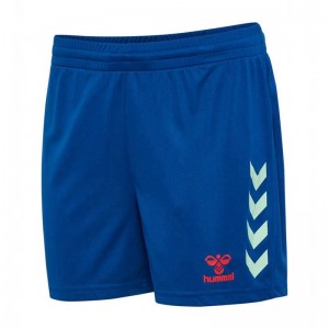 Short Hummel Graphic Universe Femme Bleu | 923011-841