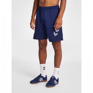Short Hummel Lead Poly Homme Bleu Marine | 610759-315
