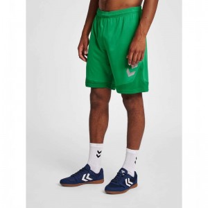 Short Hummel Lead Poly Homme Vert | 846981-005
