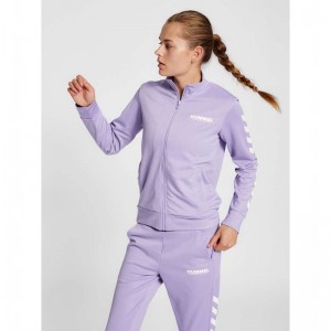 Short Hummel Legacy Poly Zip Femme Lavande | 302366-131