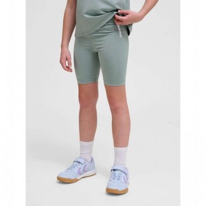 Short Hummel Luna Tights Enfant Vert | 817894-748