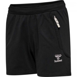 Short Hummel Move Grid Cotton Femme Noir | 987944-949
