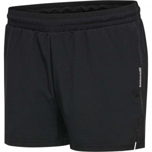 Short Hummel Move Grid Woven Femme Noir | 590316-404