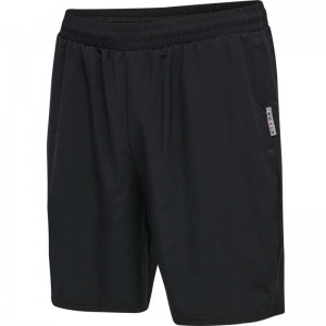 Short Hummel Move Grid Woven Homme Noir | 556232-288
