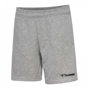 Short Hummel Mover Cotton Bermuda Enfant Grise | 111274-421