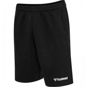 Short Hummel Mover Cotton Bermuda Homme Noir | 177583-715