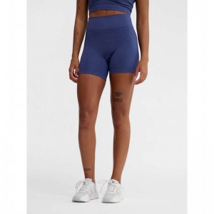 Short Hummel Mt Define Seaml Scrunch Femme Bleu | 310146-189