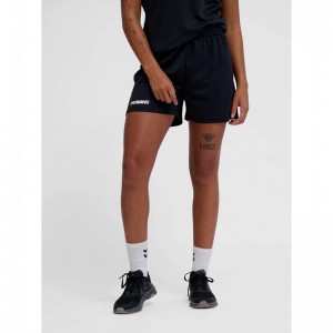 Short Hummel Multi Pl Femme Noir | 903265-084