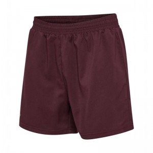 Short Hummel Nwlmax Zip Pocket W Femme Bordeaux | 992269-861