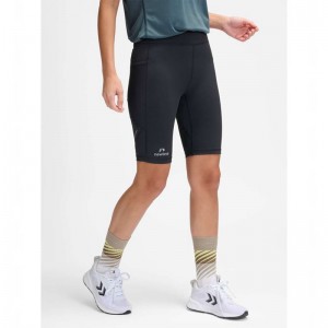 Short Hummel Nwlrace Hw Pocket Tight W Femme Noir | 152156-648