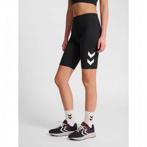 Short Hummel Pulse Logo Mw Tights Femme Noir | 256003-160